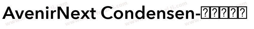 AvenirNext Condensen字体转换